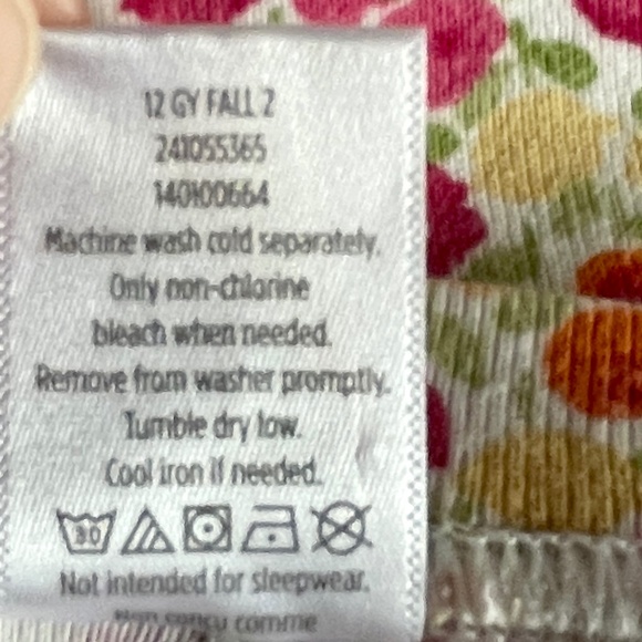 Gymboree Woodland Friends Floral Leggings 3T Autumn Fall Lettuce Edge 2012 Line - Picture 3 of 7